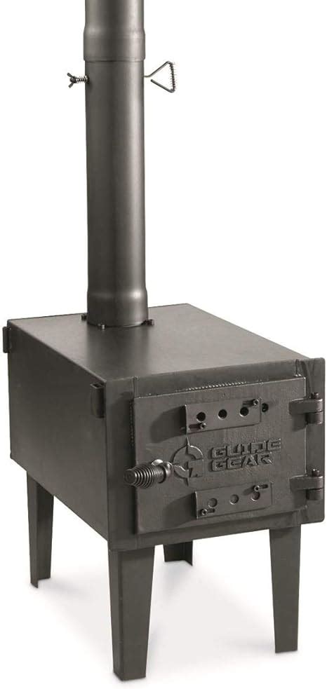 This camping <strong>wood stove</strong> is a durable and reliable solution when you are planning to go on a camping trip in the winter season. . Guide gear wood stove
